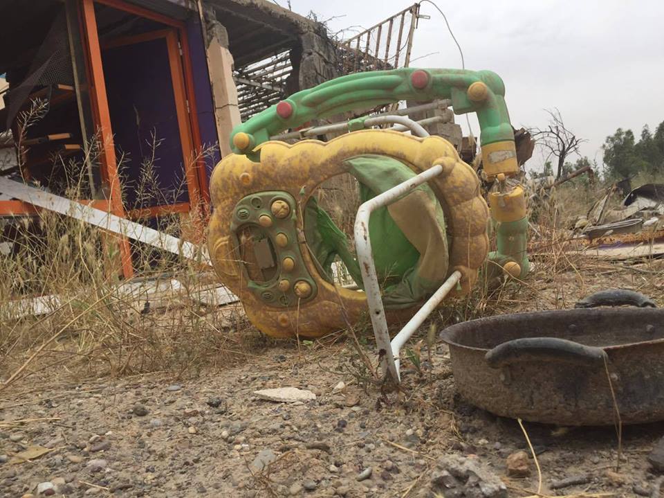 به‌ وێنه‌ وێرانكارييه‌كانى داعش له‌ گوندى به‌شير ببينه‌